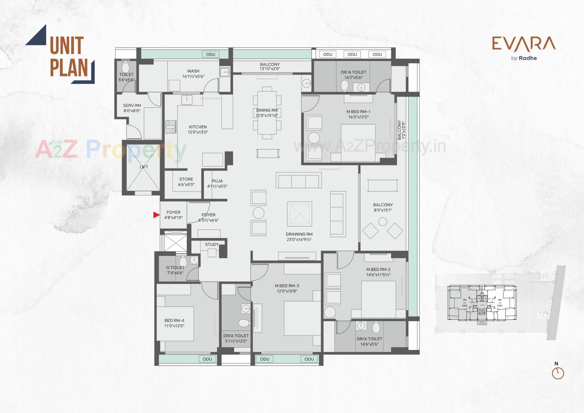 Layout of real estate project Evara By Radhe located at Koba, Gandhinagar, Gujarat