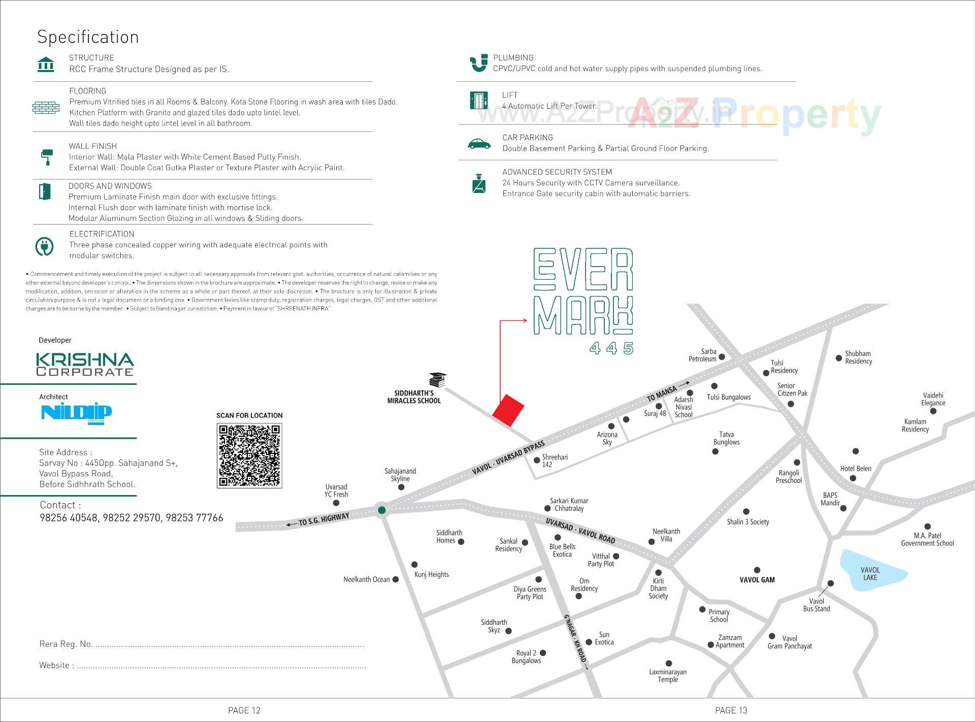  of real estate project Ever Mark 4 located at Vavol, Gandhinagar, Gujarat