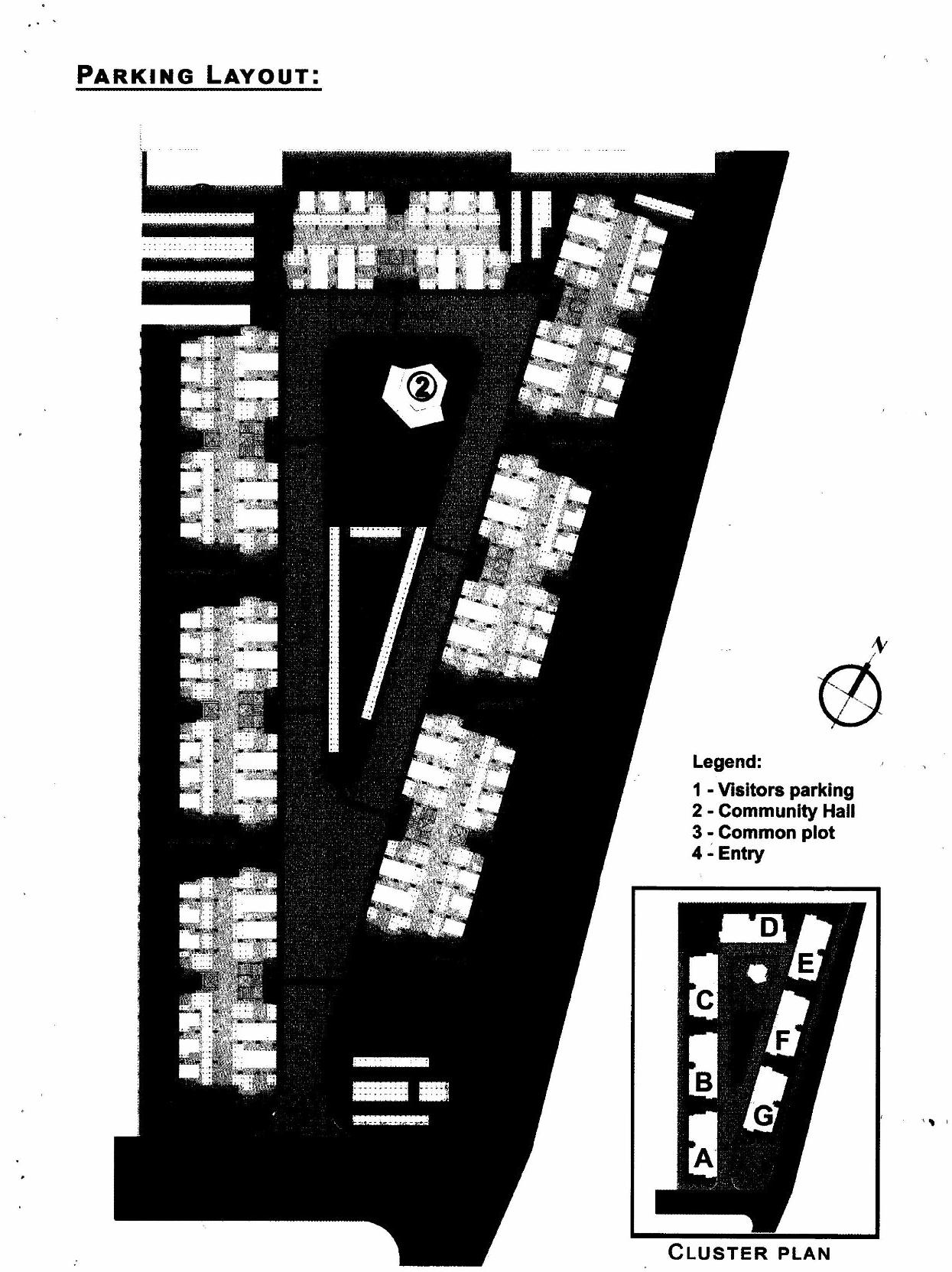 Layout of real estate project Ews located at Sargasan, Gandhinagar, Gujarat