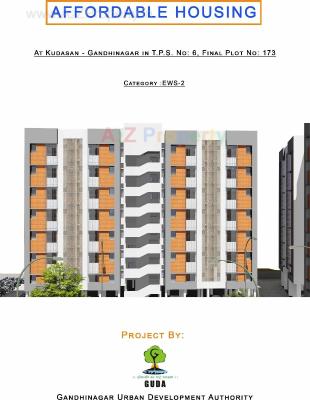 Elevation of real estate project Ews located at Kudasan, Gandhinagar, Gujarat