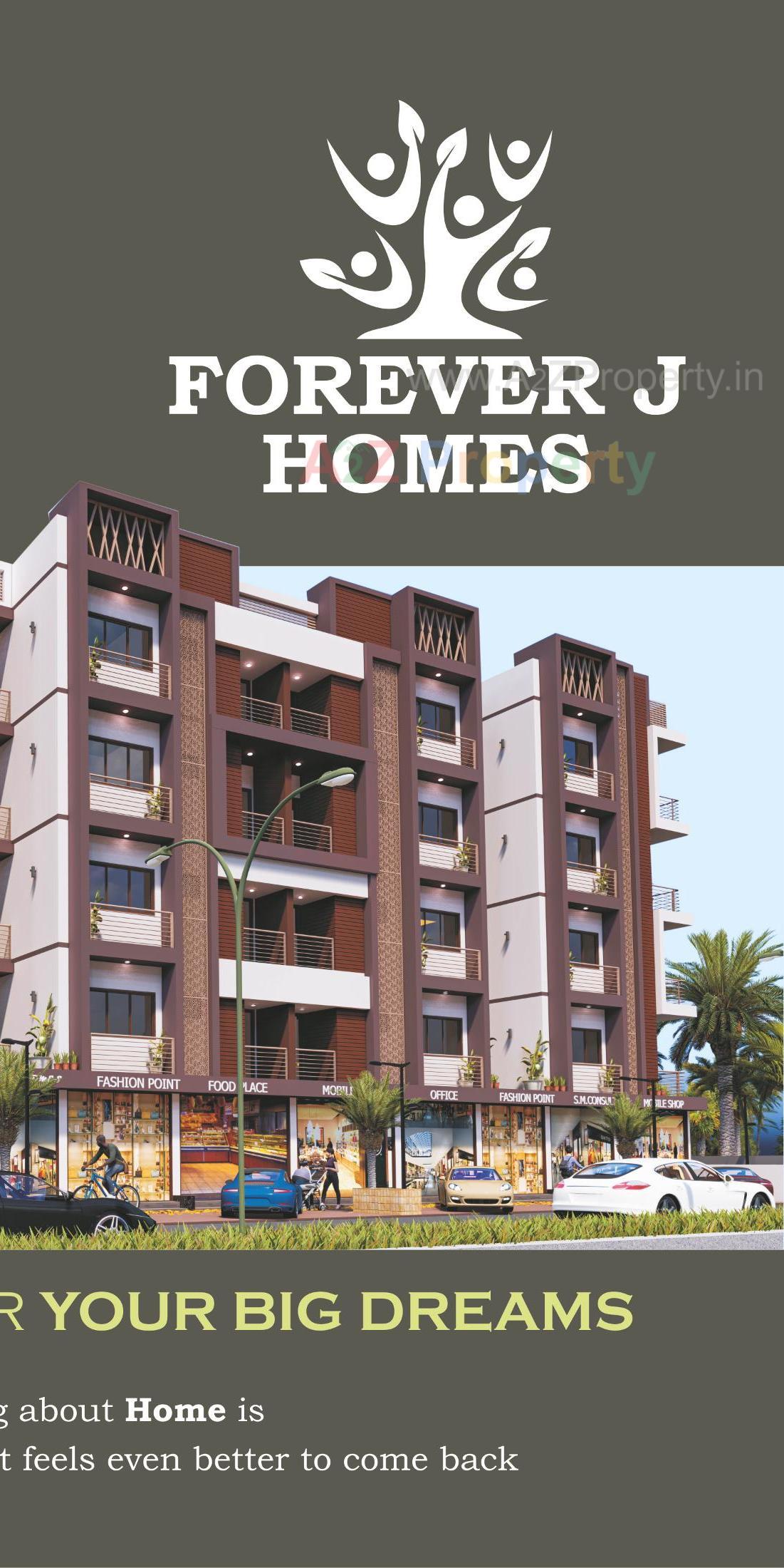 3D Elevation of real estate project Forever J Homes located at Pethapur, Gandhinagar, Gujarat