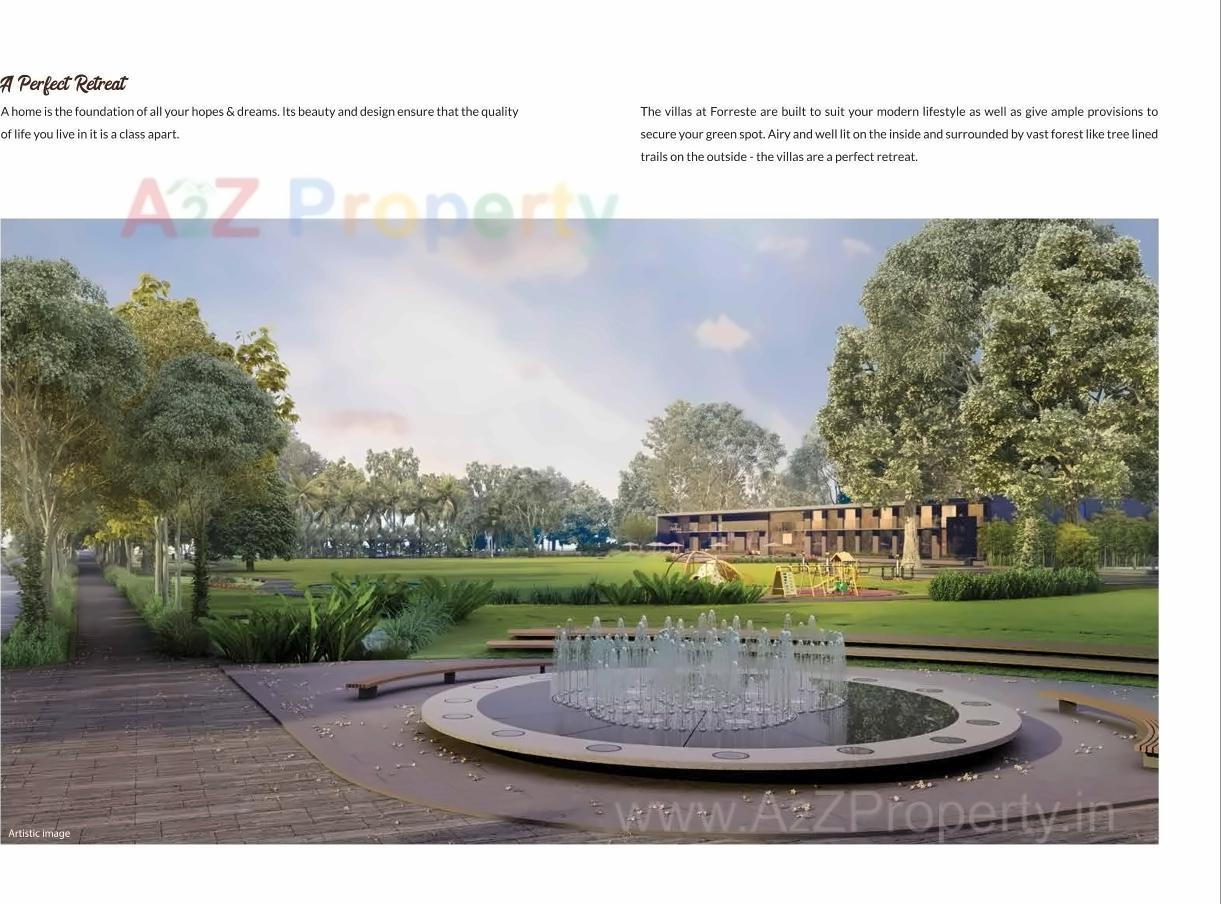 3D Elevation of real estate project Forreste located at Gandhinagar, Gandhinagar, Gujarat