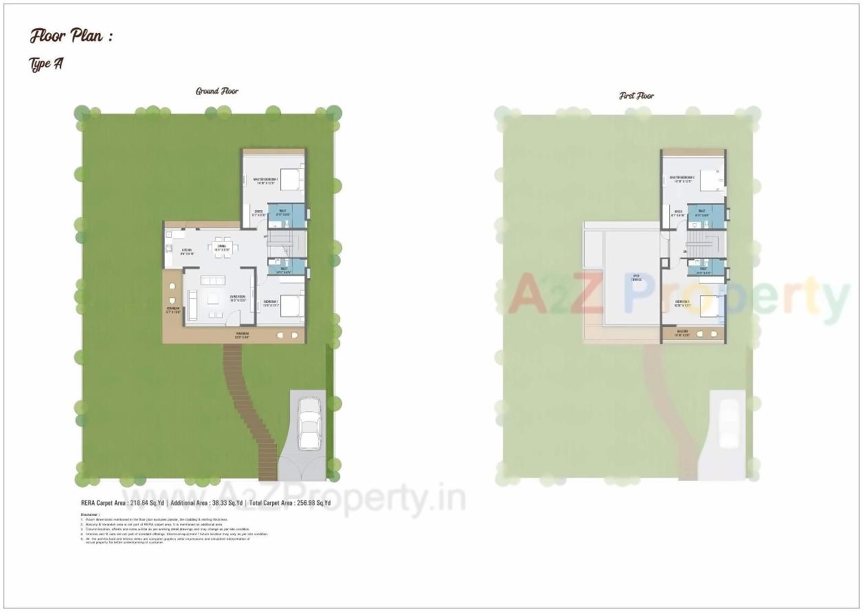 Layout of real estate project Forreste located at Gandhinagar, Gandhinagar, Gujarat