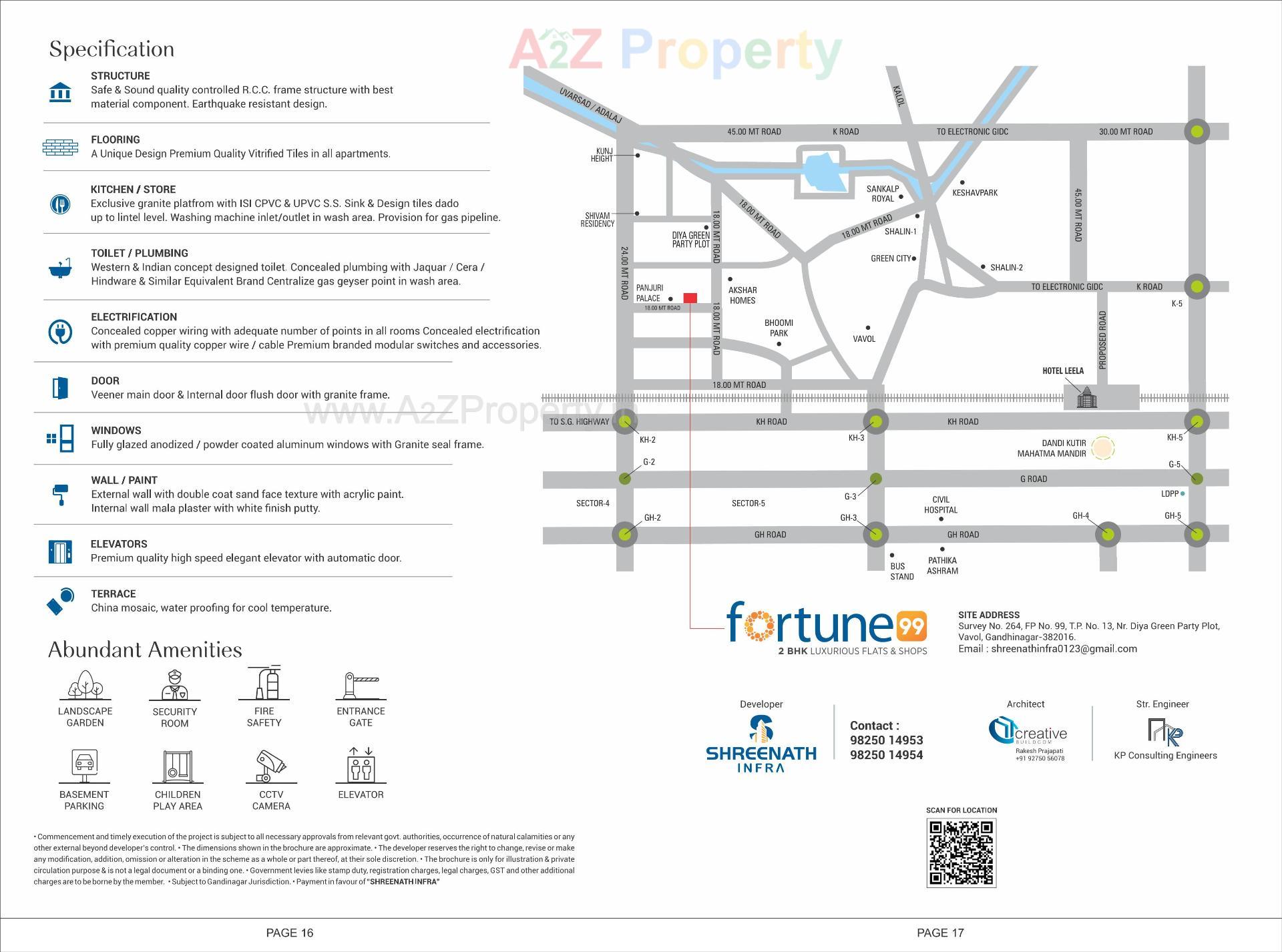  of real estate project Fortune located at Vavol, Gandhinagar, Gujarat