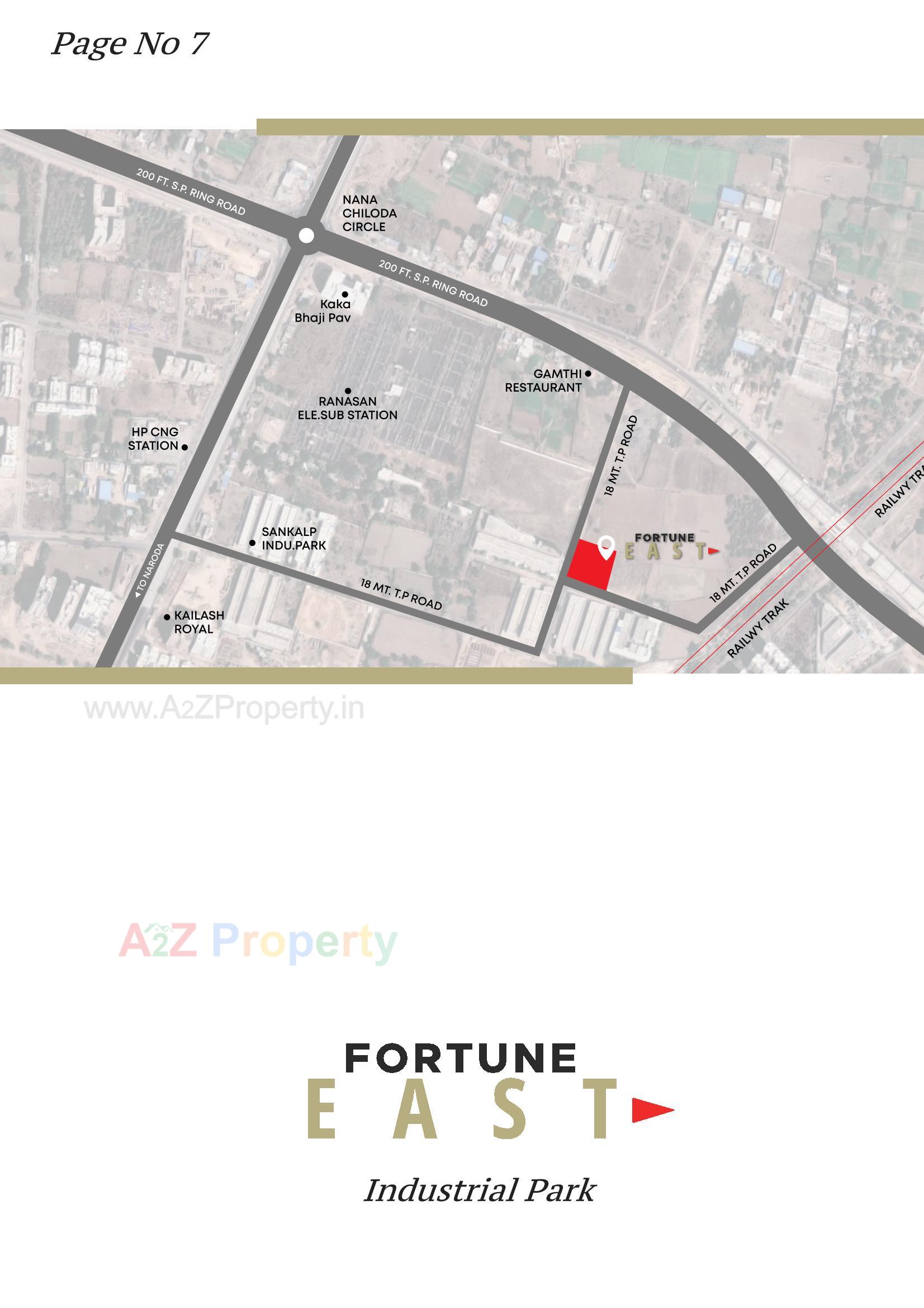  of real estate project Fortune East Industrial Park located at Ranasan, Gandhinagar, Gujarat