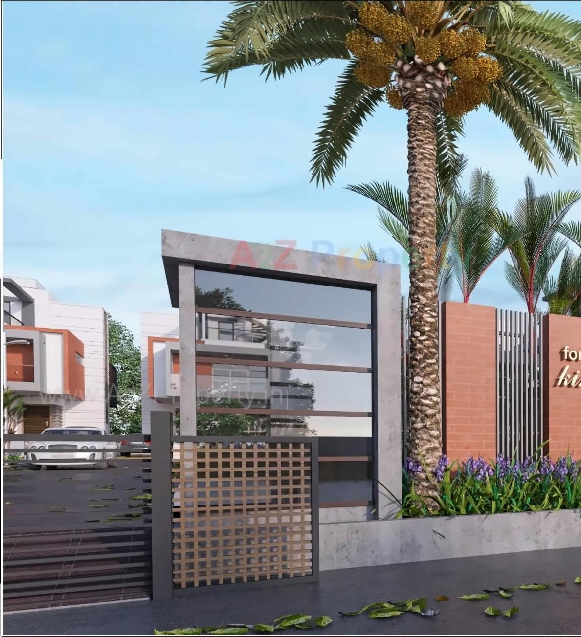 3D Elevation of real estate project Fortune Kimberly located at Raisan, Gandhinagar, Gujarat