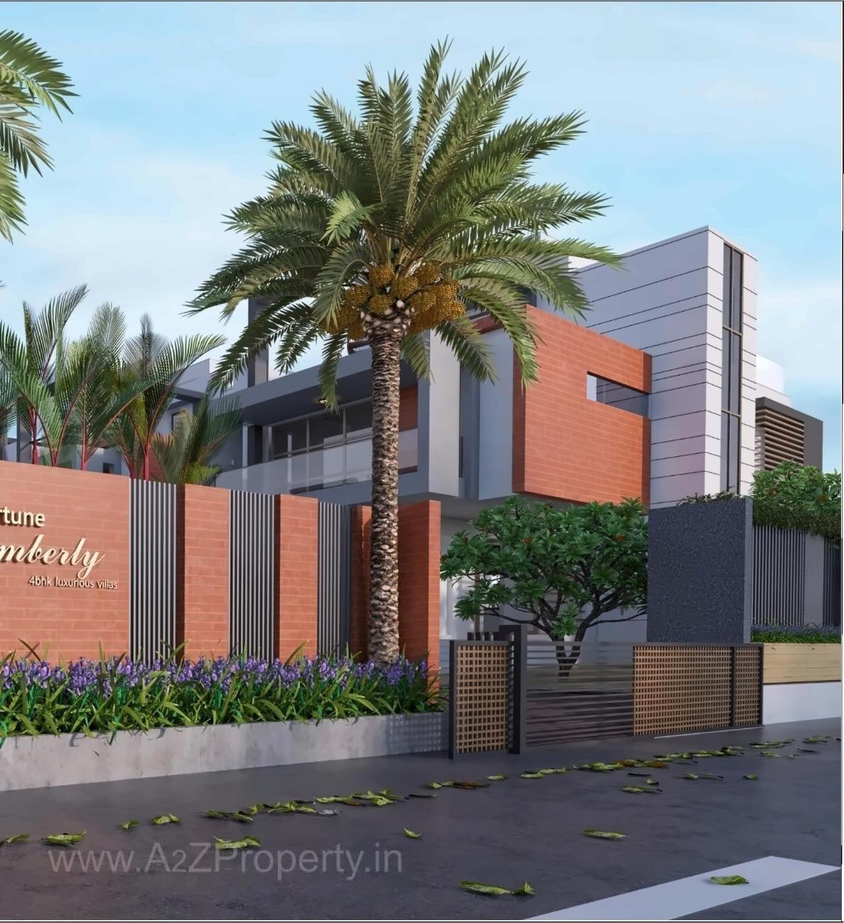 3D Elevation of real estate project Fortune Kimberly located at Raisan, Gandhinagar, Gujarat