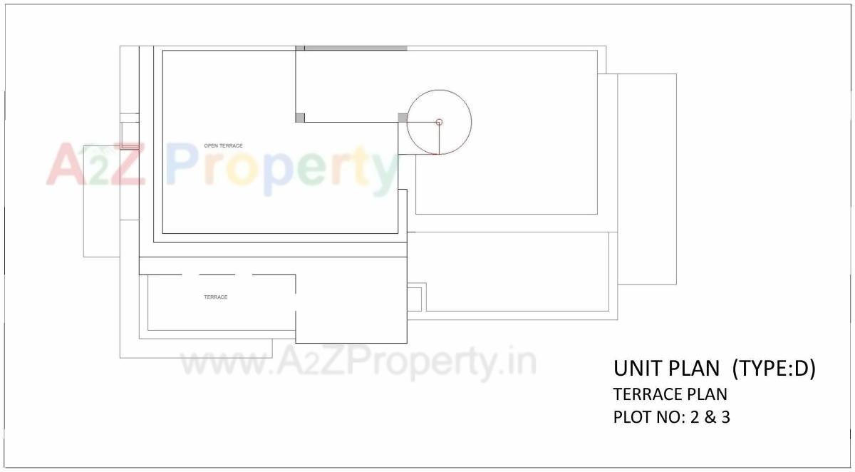 Layout of real estate project Fortune Kimberly located at Raisan, Gandhinagar, Gujarat