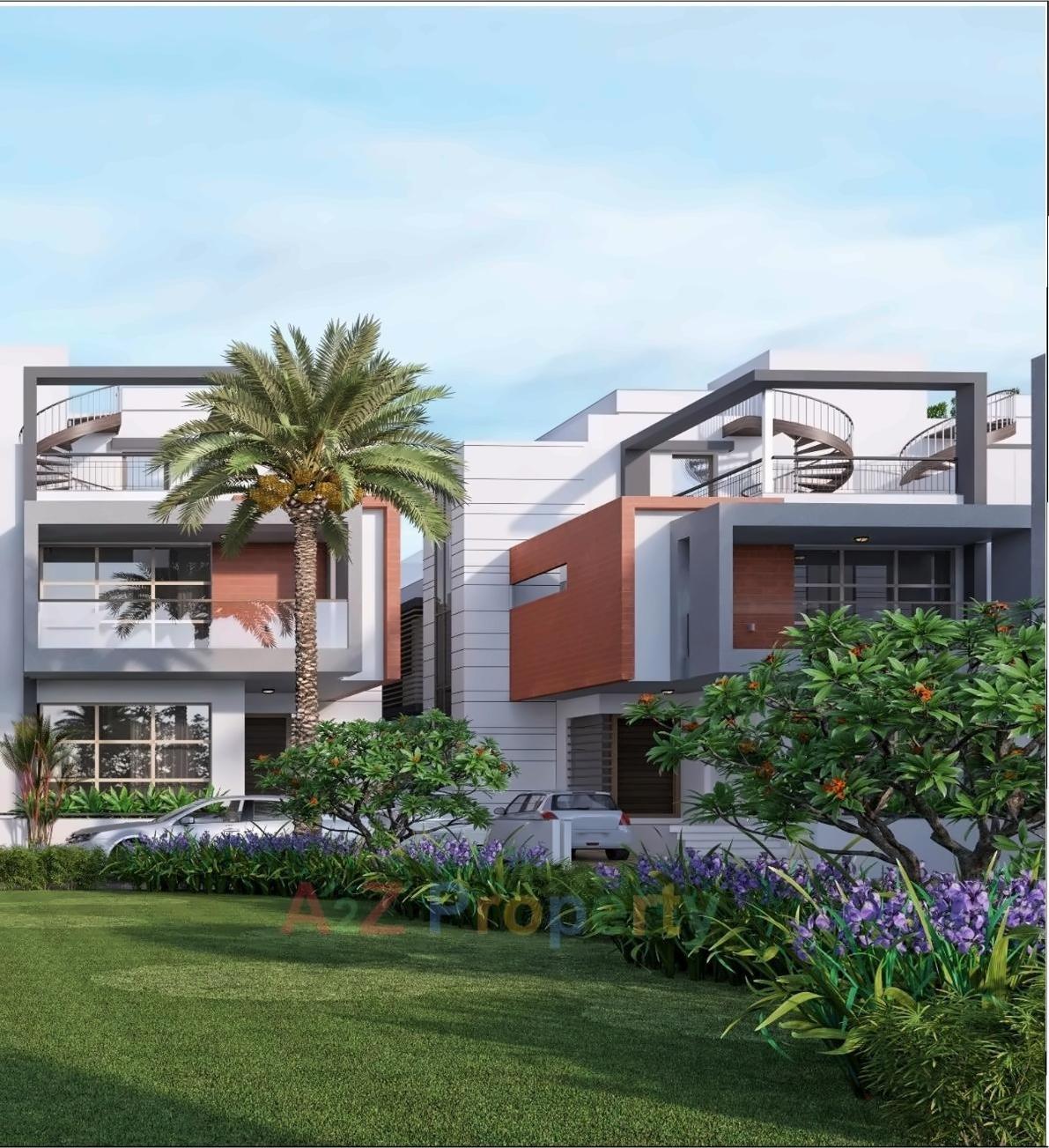 3D Elevation of real estate project Fortune Kimberly located at Raisan, Gandhinagar, Gujarat