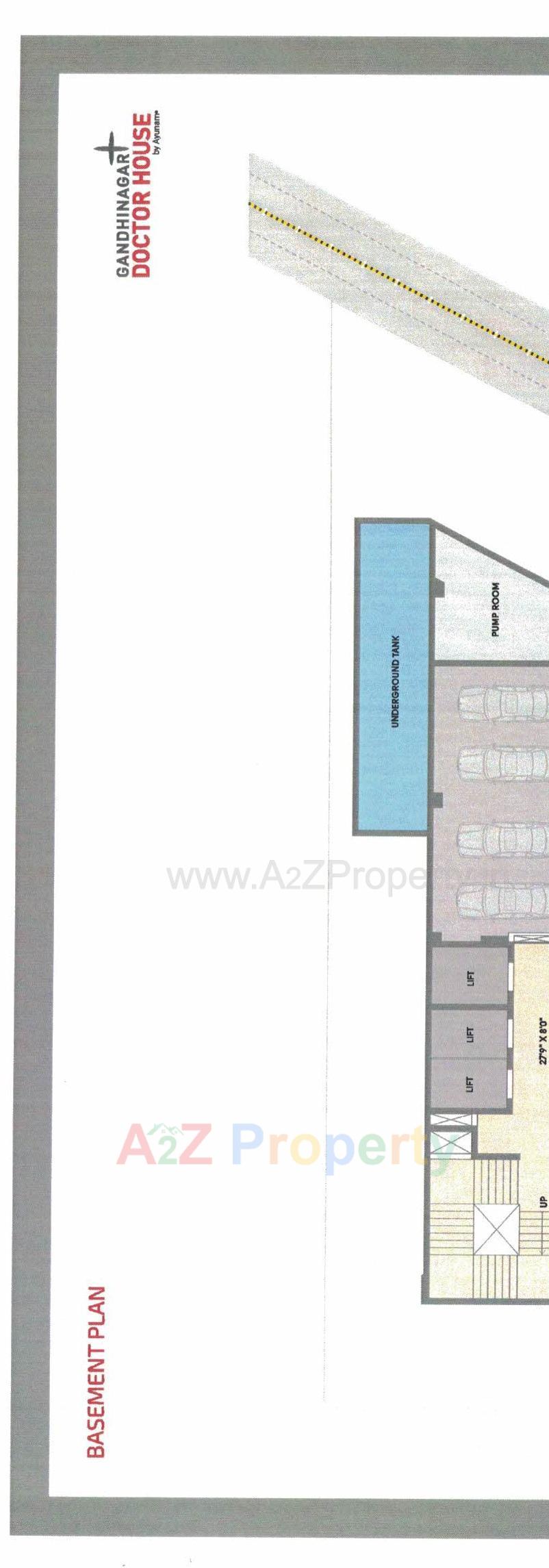 Layout of real estate project Gandhinagar Doctor House located at Por, Gandhinagar, Gujarat