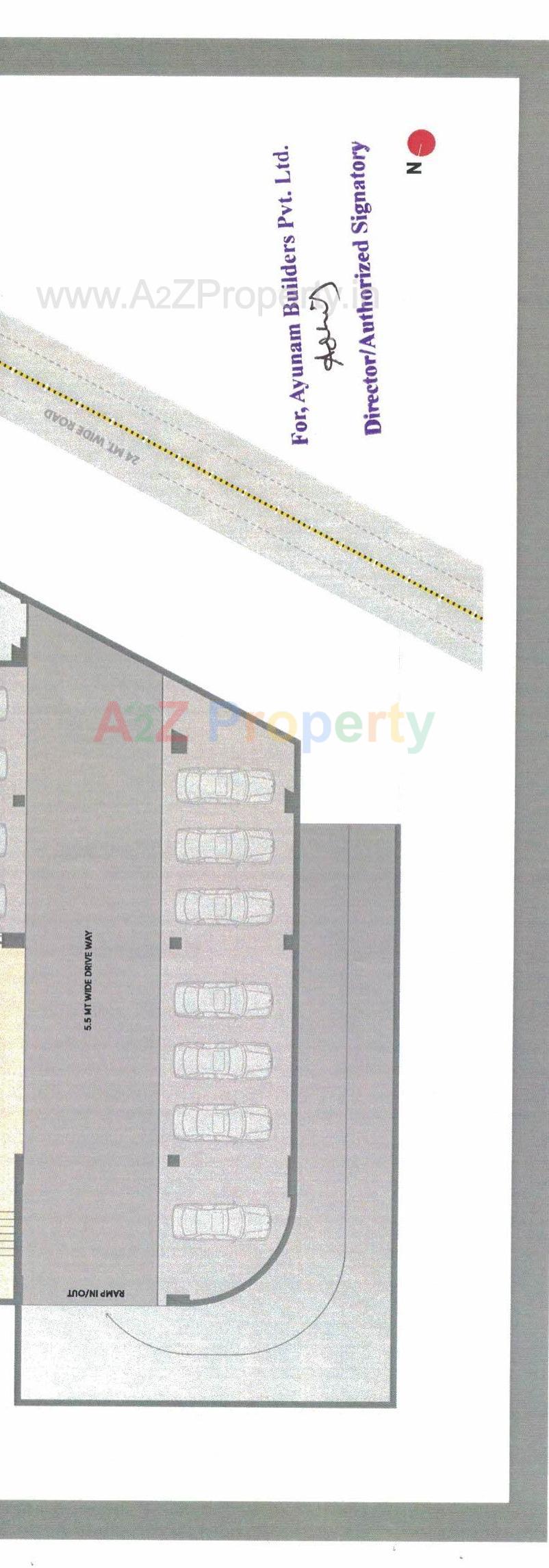 Layout of real estate project Gandhinagar Doctor House located at Por, Gandhinagar, Gujarat