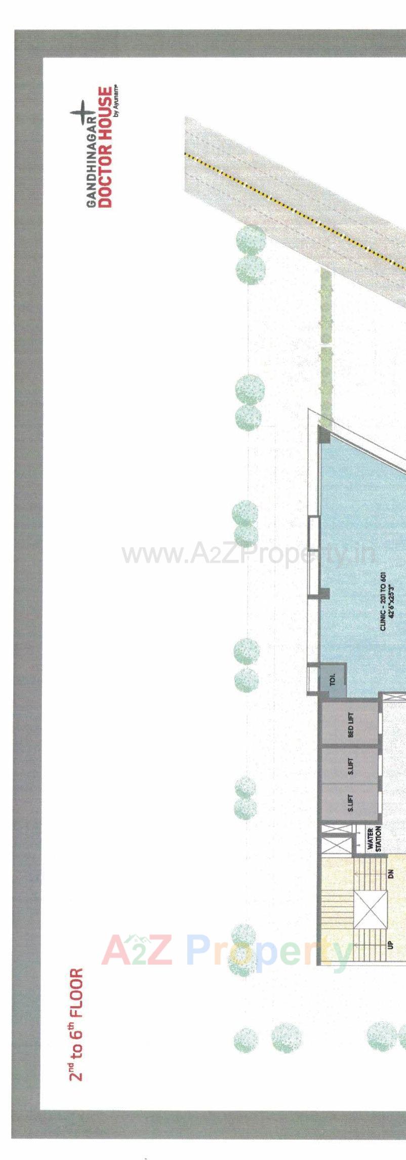 Layout of real estate project Gandhinagar Doctor House located at Por, Gandhinagar, Gujarat