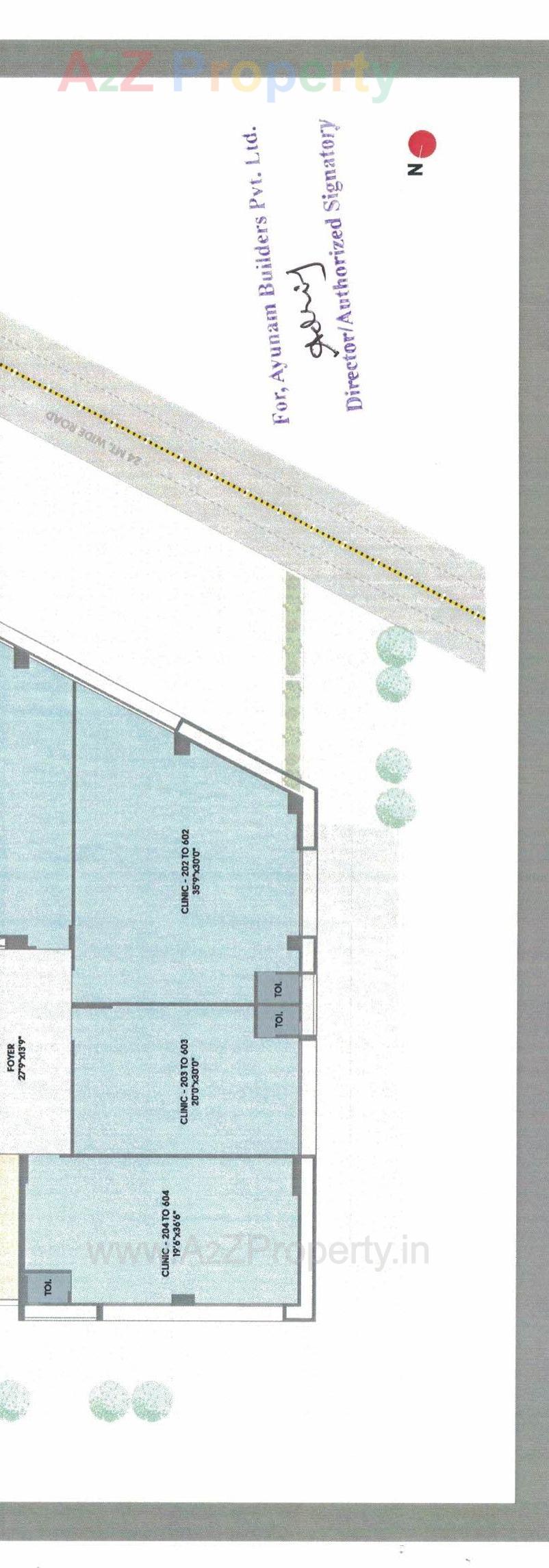 Layout of real estate project Gandhinagar Doctor House located at Por, Gandhinagar, Gujarat