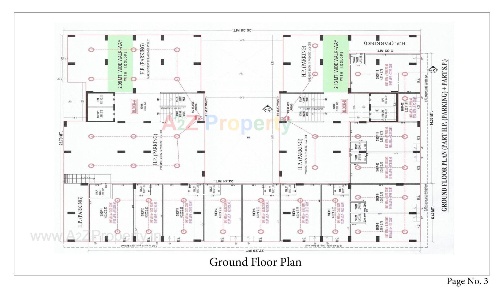 Layout of real estate project Ganesaai Homes located at Gandhinagar, Gandhinagar, Gujarat