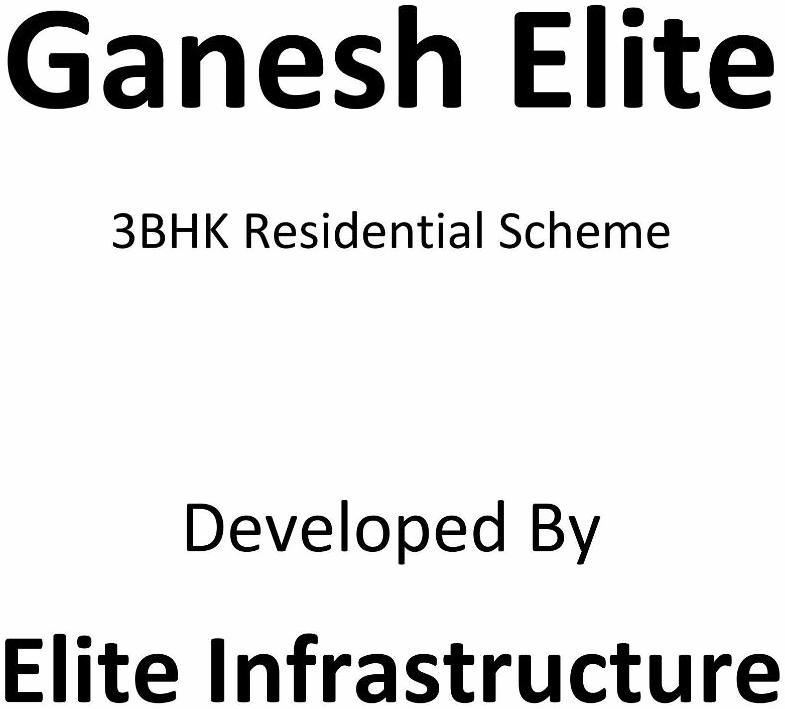  of real estate project Ganesh Elite located at Khoraj, Gandhinagar, Gujarat