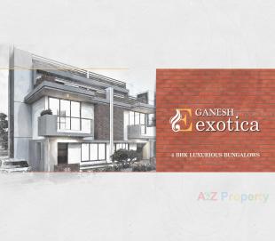 Elevation of real estate project Ganesh Exotica Bungalows located at Khoraj, Gandhinagar, Gujarat