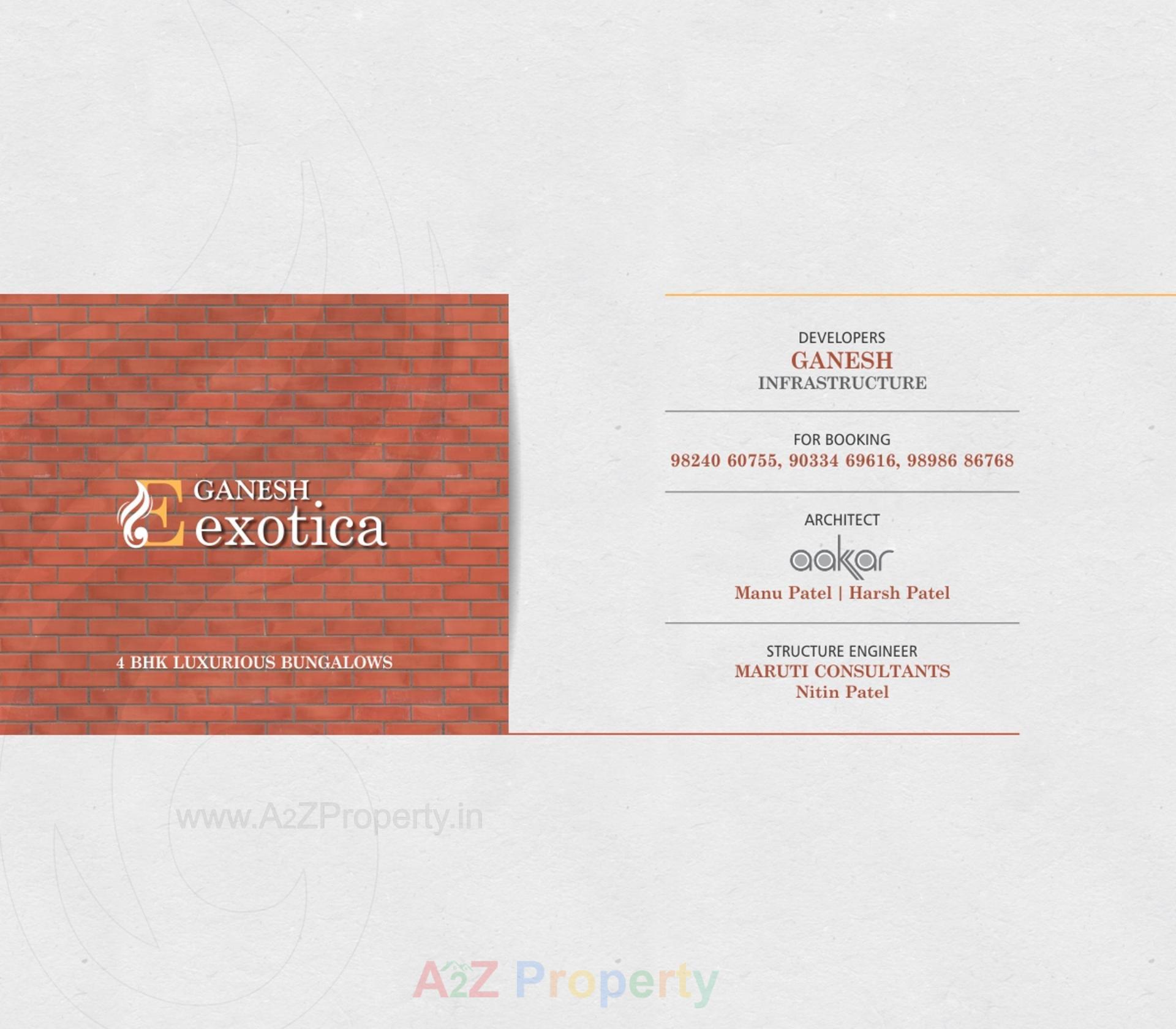  of real estate project Ganesh Exotica Bungalows located at Khoraj, Gandhinagar, Gujarat