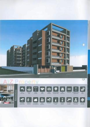 Elevation of real estate project Ganesh Ultima located at Raysan, Gandhinagar, Gujarat