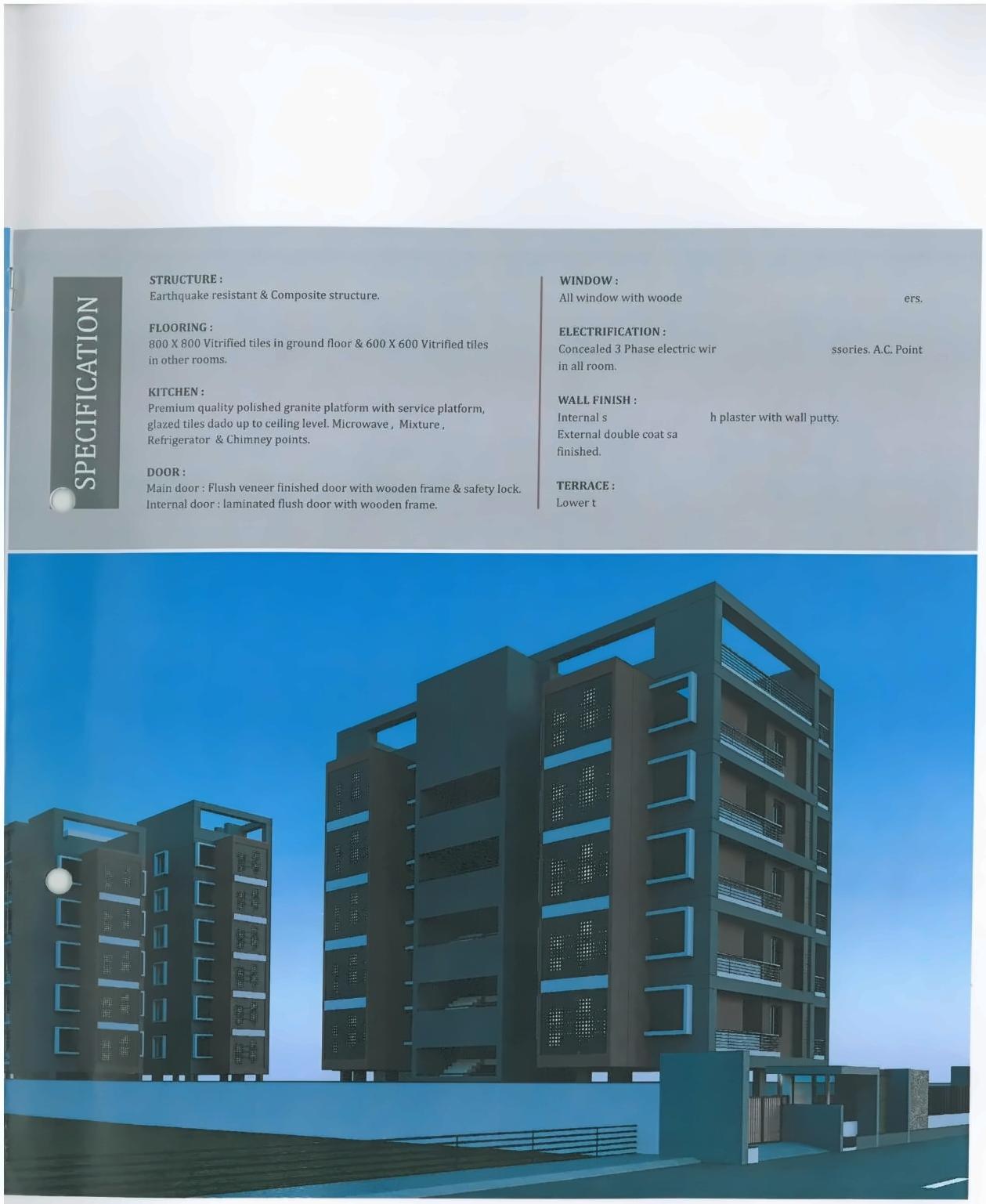 of real estate project Ganesh Ultima located at Raysan, Gandhinagar, Gujarat