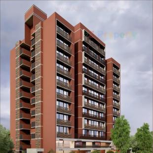 Elevation of real estate project Ganga Residency located at Zundal, Gandhinagar, Gujarat
