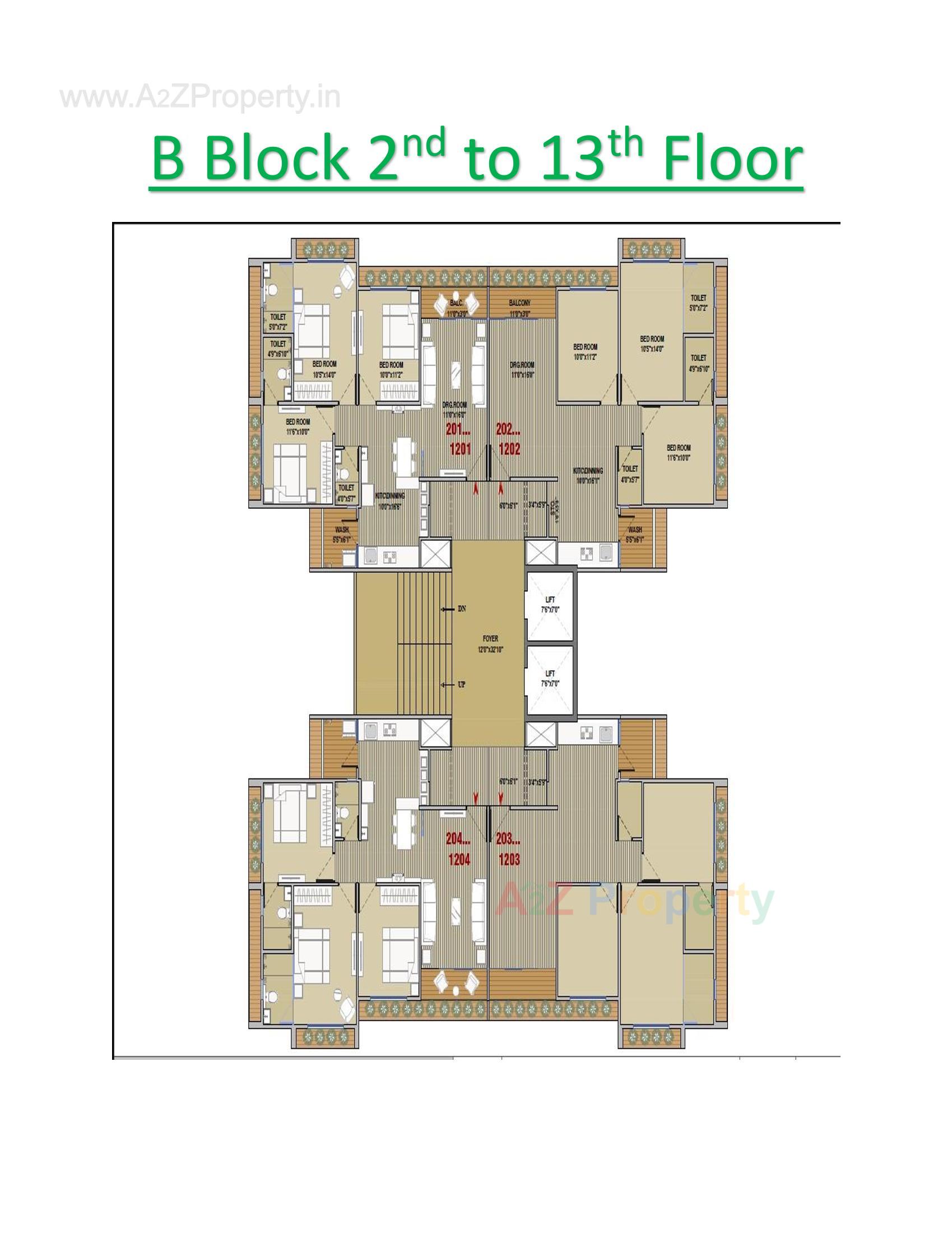 Layout of real estate project German Greencity located at Bhat, Gandhinagar, Gujarat