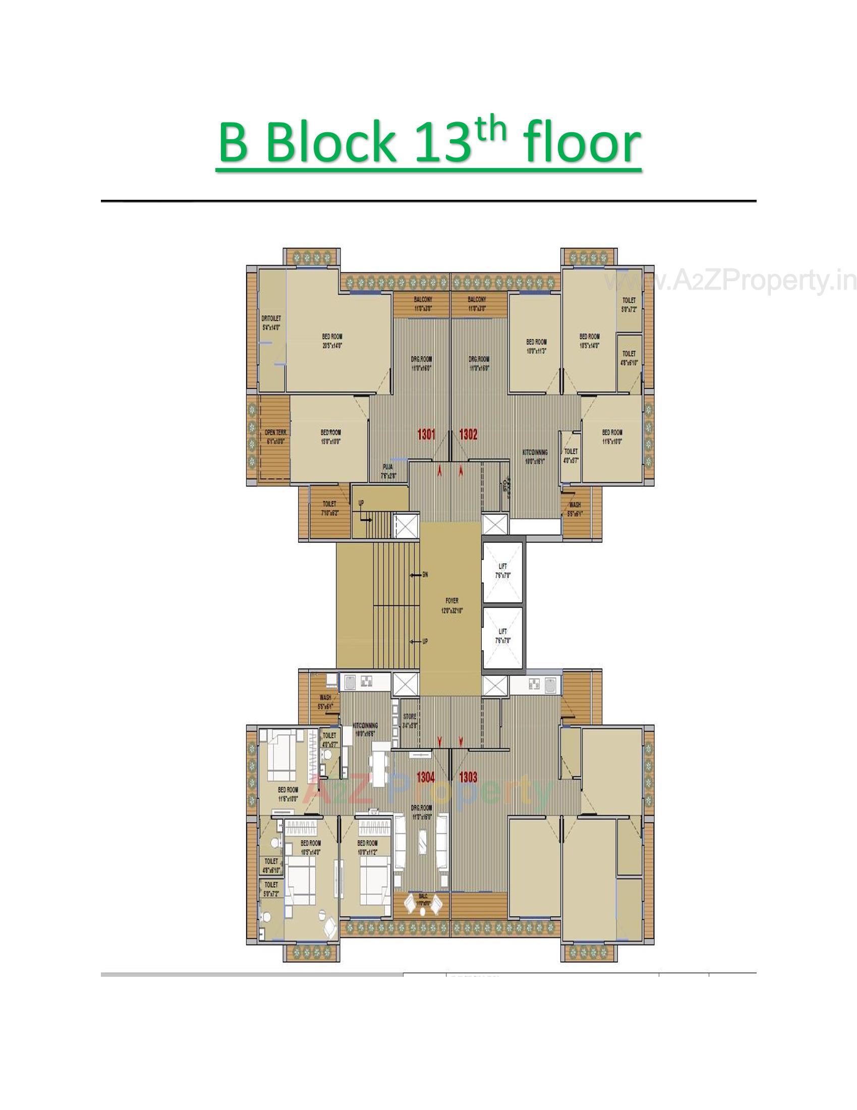 Layout of real estate project German Greencity located at Bhat, Gandhinagar, Gujarat