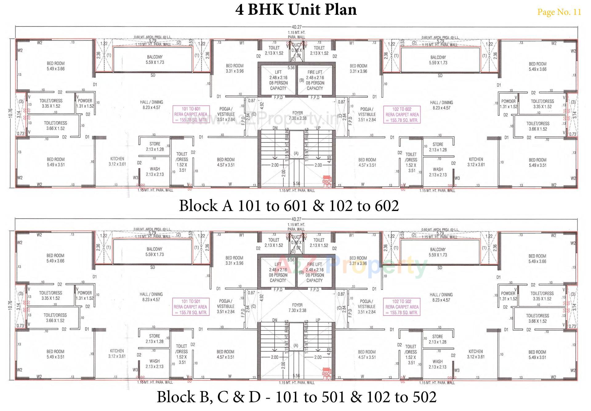 Layout of real estate project German Seven Star located at Bhat, Gandhinagar, Gujarat