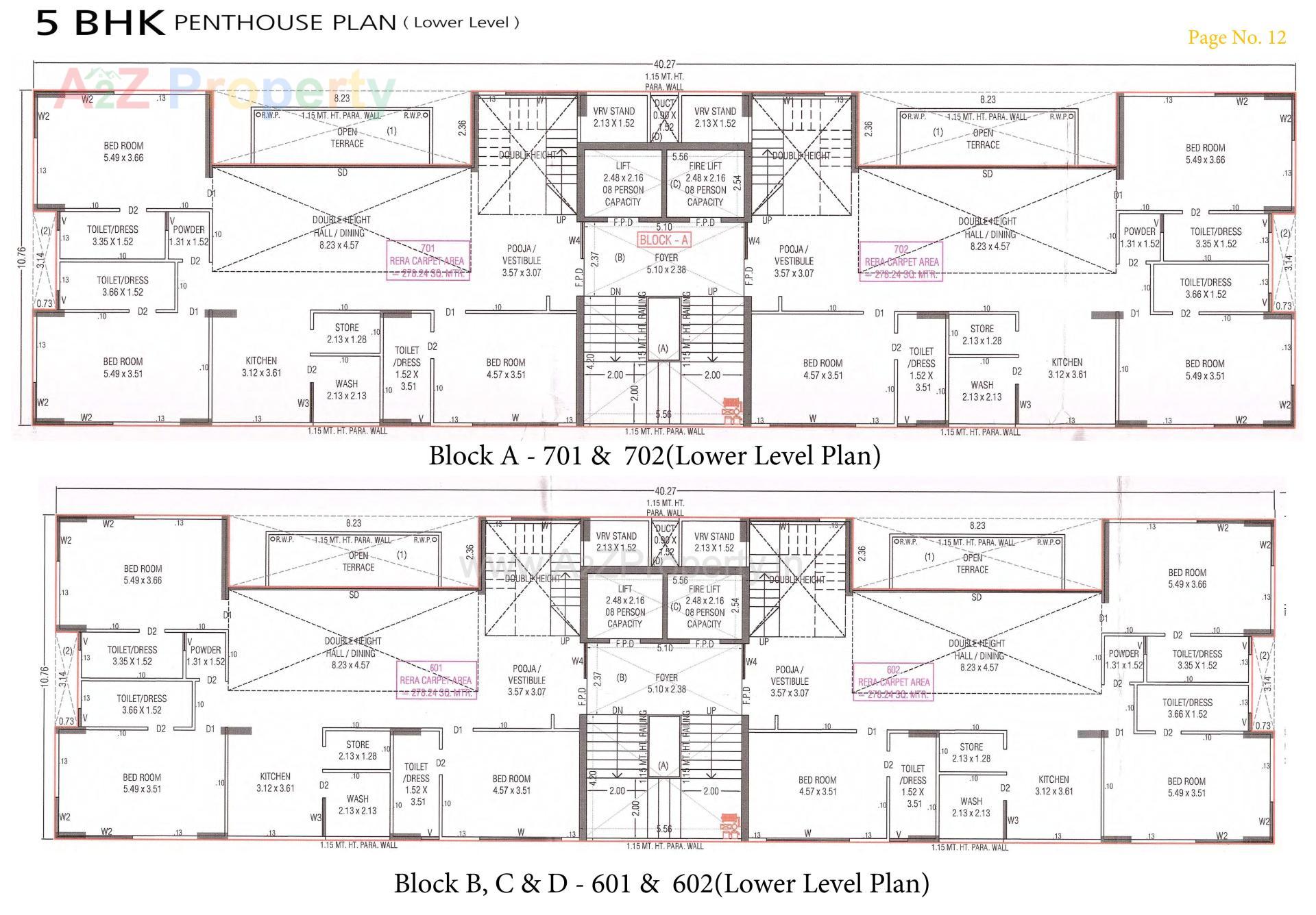 Layout of real estate project German Seven Star located at Bhat, Gandhinagar, Gujarat