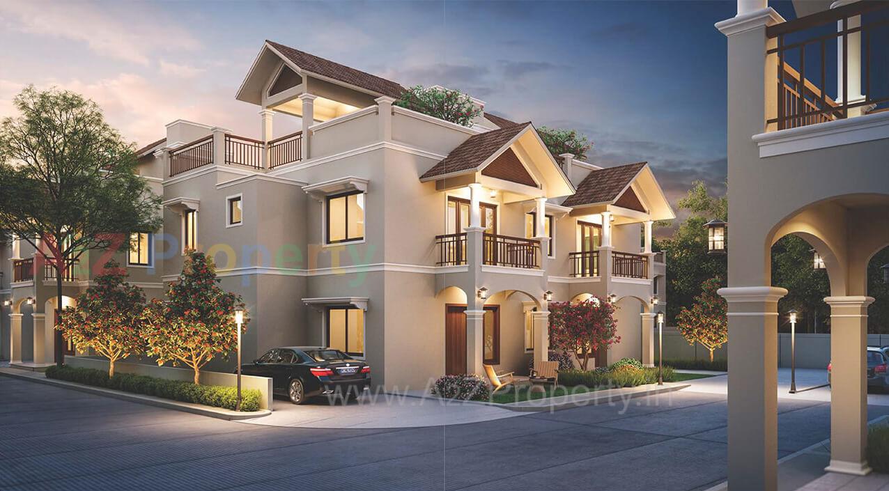 3D Elevation of real estate project Glare located at Santej, Gandhinagar, Gujarat