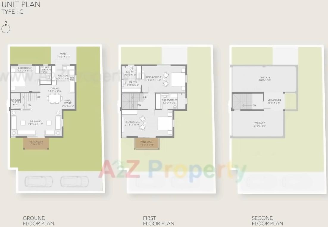 Layout of real estate project Glare located at Santej, Gandhinagar, Gujarat