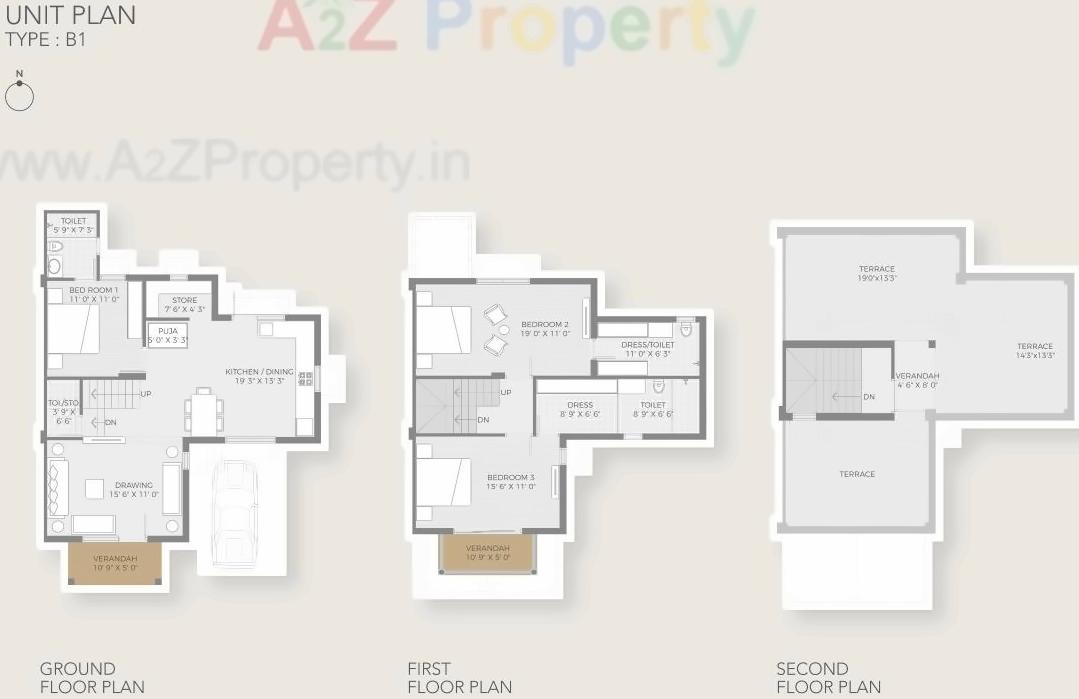 Layout of real estate project Glare located at Santej, Gandhinagar, Gujarat