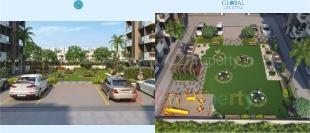 Elevation of real estate project Global Lifestyle located at Nana-chiloda, Gandhinagar, Gujarat