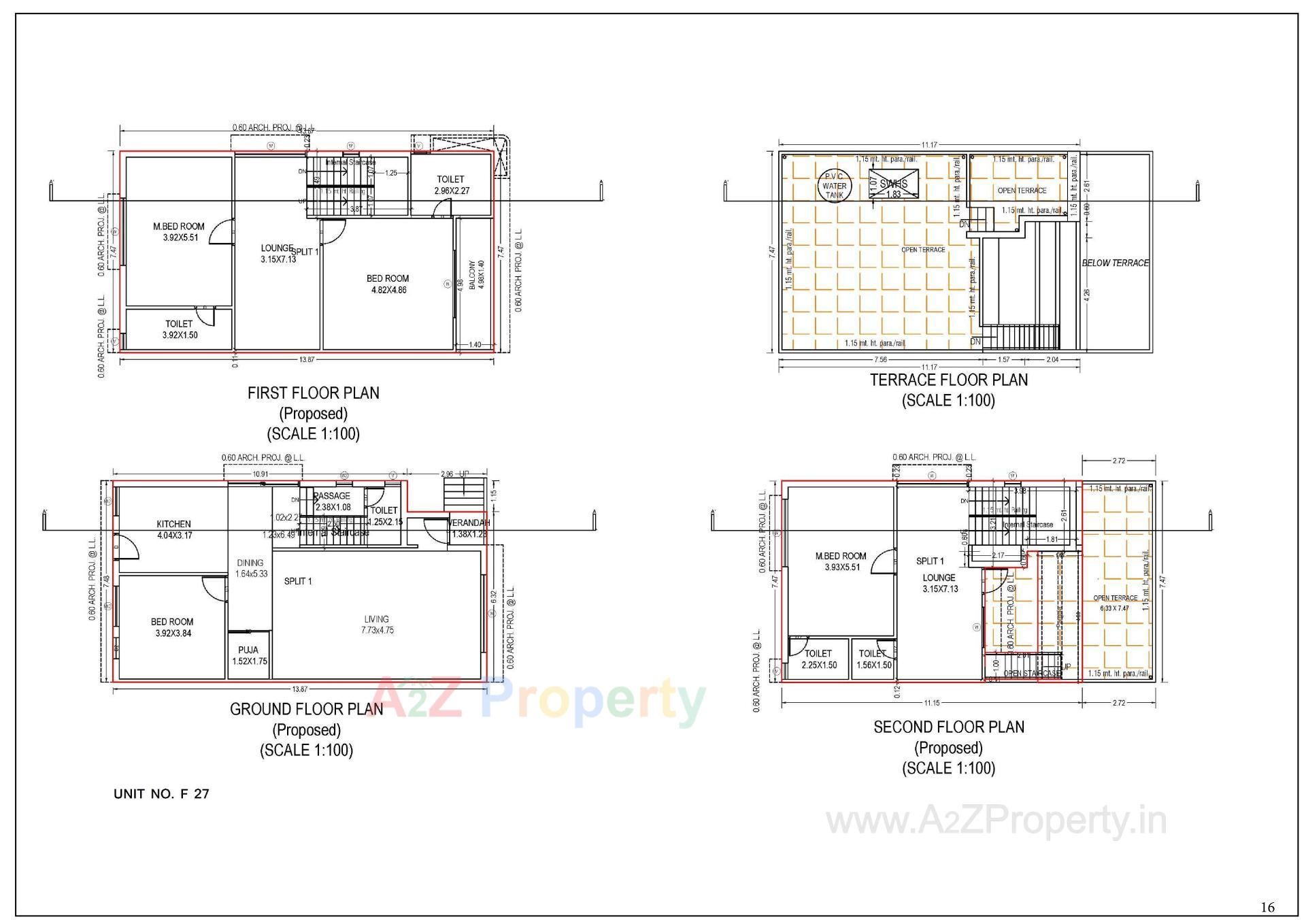 Layout of real estate project Gokulam Imperia located at Dahegam, Gandhinagar, Gujarat