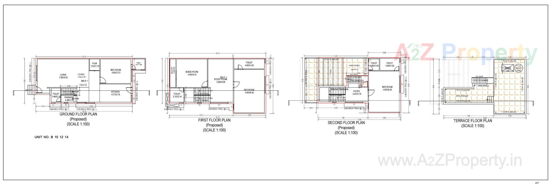 Layout of real estate project Gokulam Imperia located at Dahegam, Gandhinagar, Gujarat