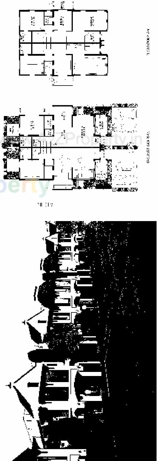 Layout of real estate project Gokulam located at Borisana, Gandhinagar, Gujarat