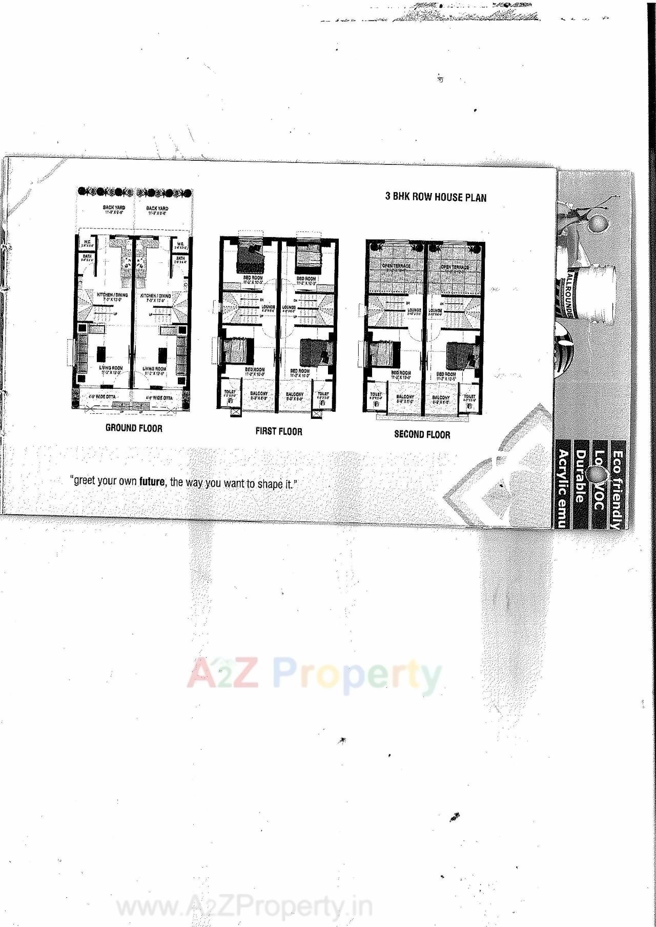 Layout of real estate project Gokuldham located at Kalol, Gandhinagar, Gujarat