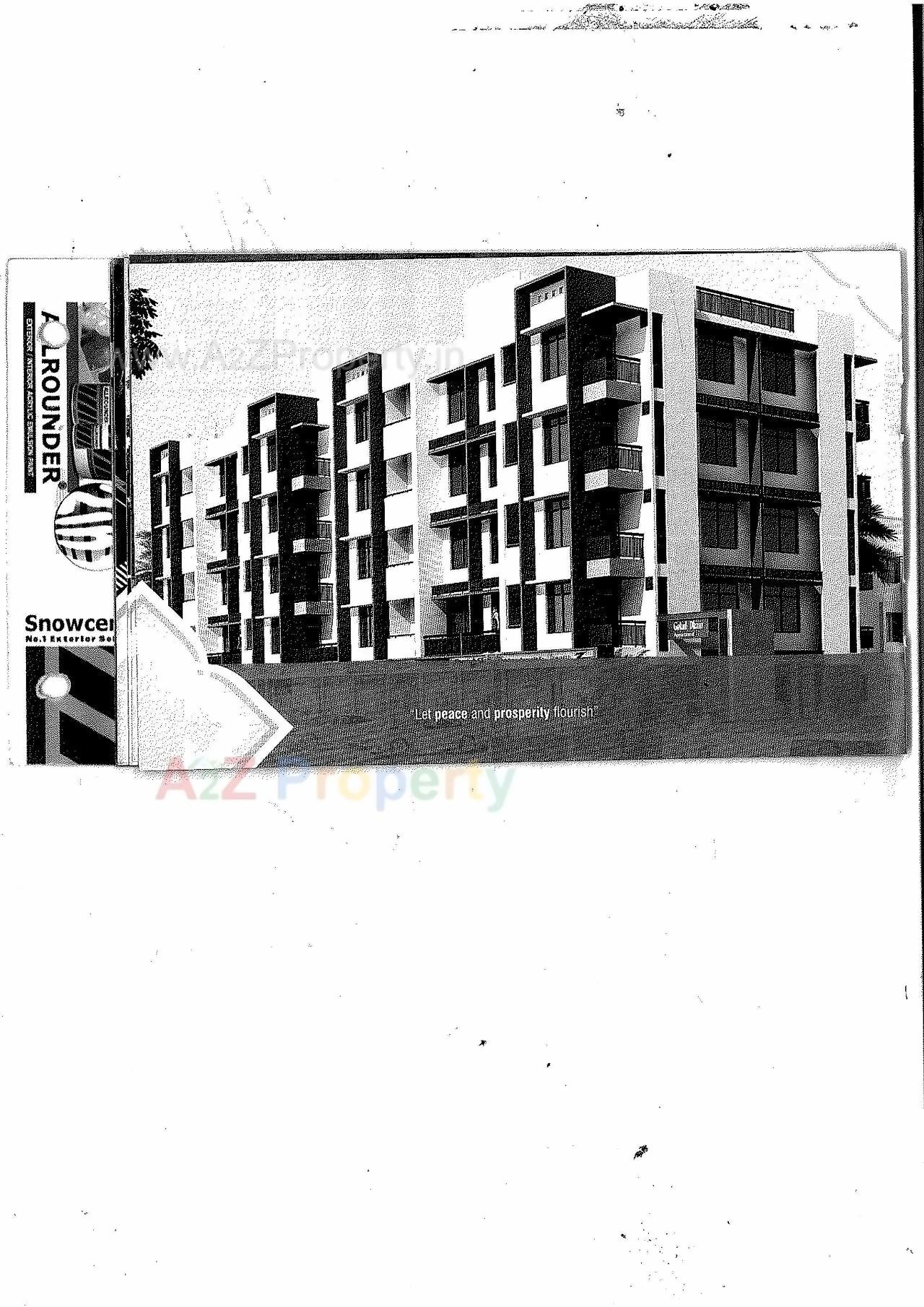 Layout of real estate project Gokuldham located at Kalol, Gandhinagar, Gujarat