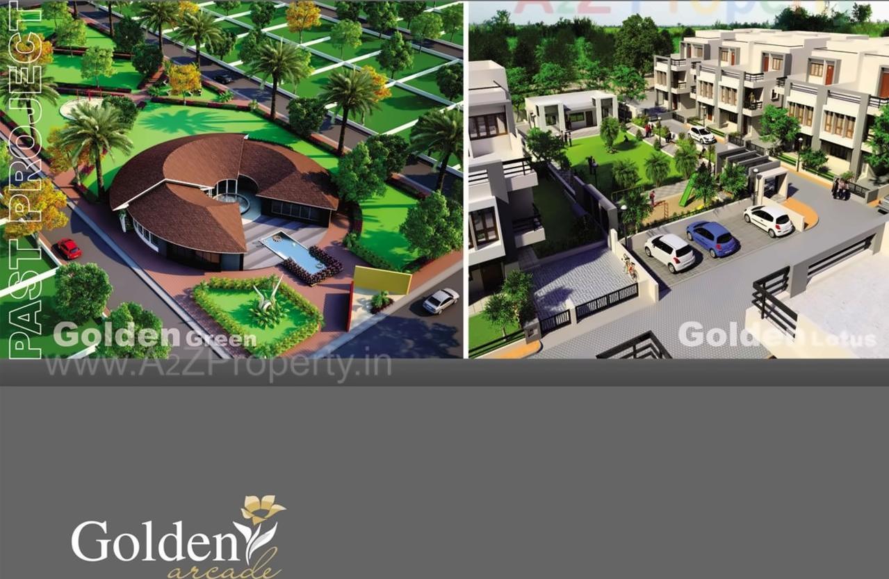 3D Elevation of real estate project Golden Arcade located at Gandhinagar, Gandhinagar, Gujarat