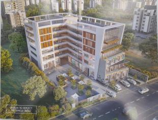 Elevation of real estate project Golden Plaza located at Koba, Gandhinagar, Gujarat