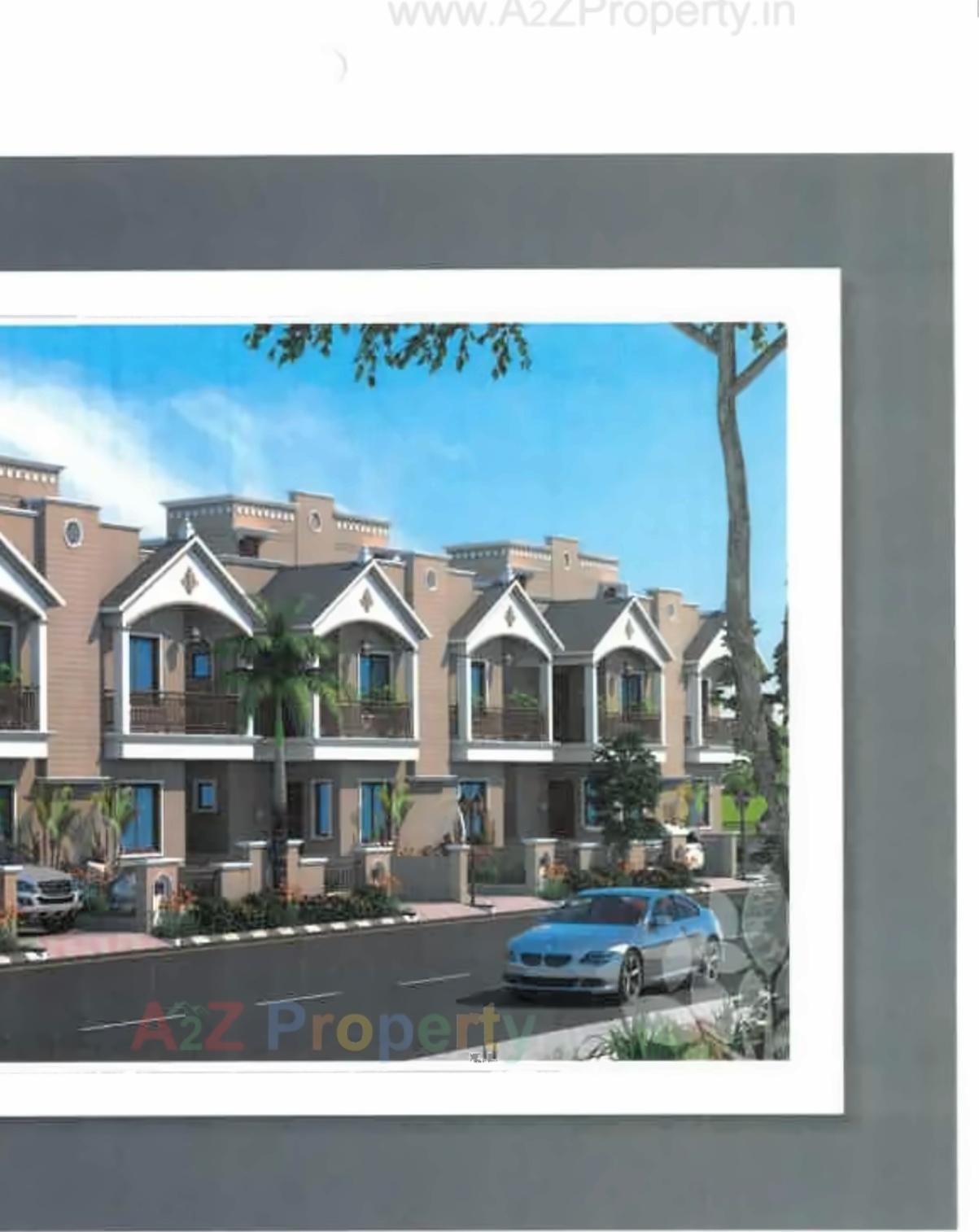 3D Elevation of real estate project Govind Bungalows located at Gandhinagar, Gandhinagar, Gujarat