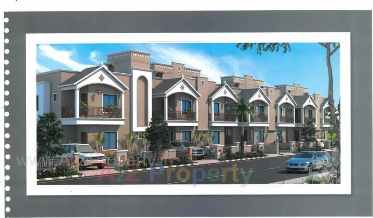 3D Elevation of real estate project Govind Bungalows located at Gandhinagar, Gandhinagar, Gujarat