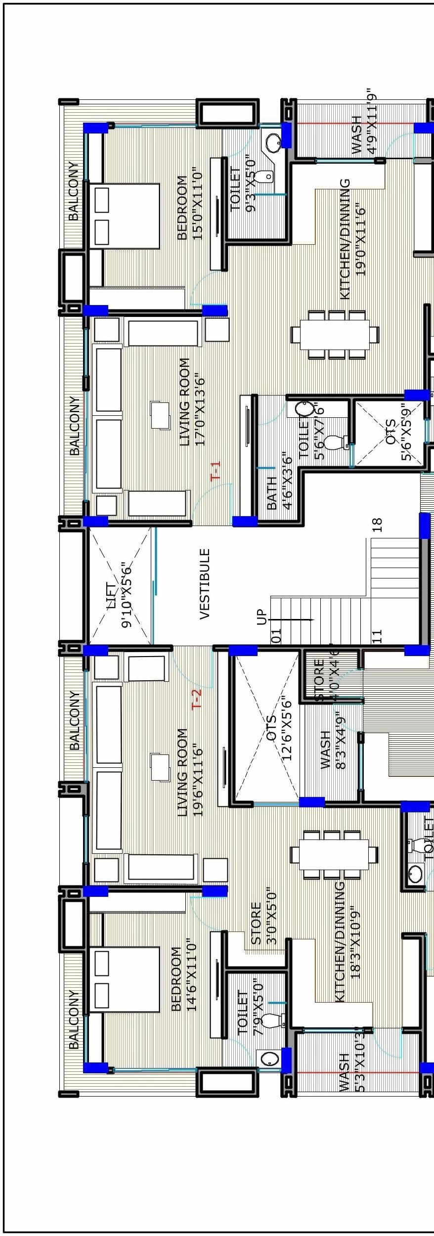 Layout of real estate project Greenwood Apartment located at Gandhinagar, Gandhinagar, Gujarat