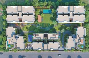 Elevation of real estate project Hari Aalayam located at Uvarsad, Gandhinagar, Gujarat