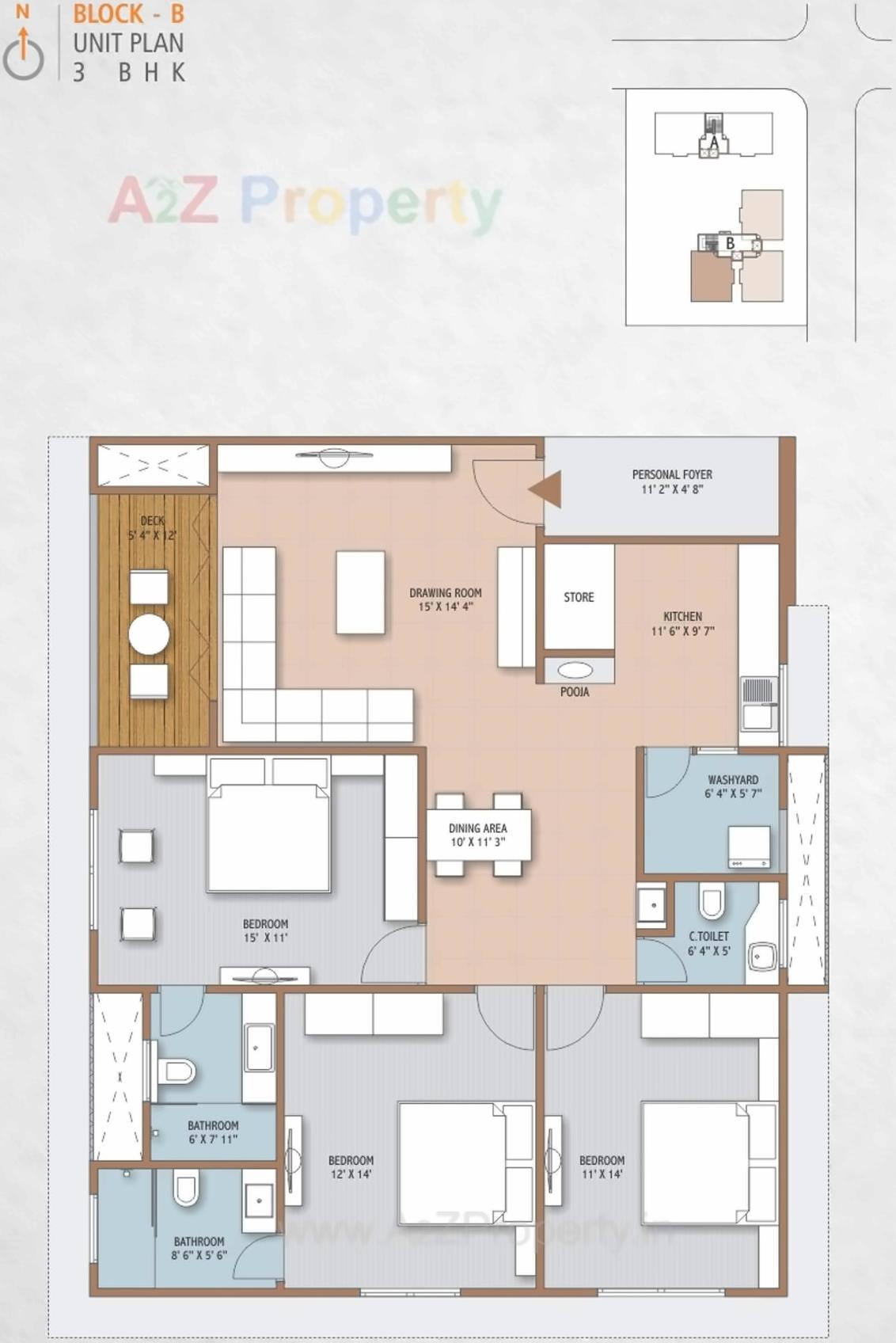 Layout of real estate project Haridev Aatreya located at Sargasan, Gandhinagar, Gujarat