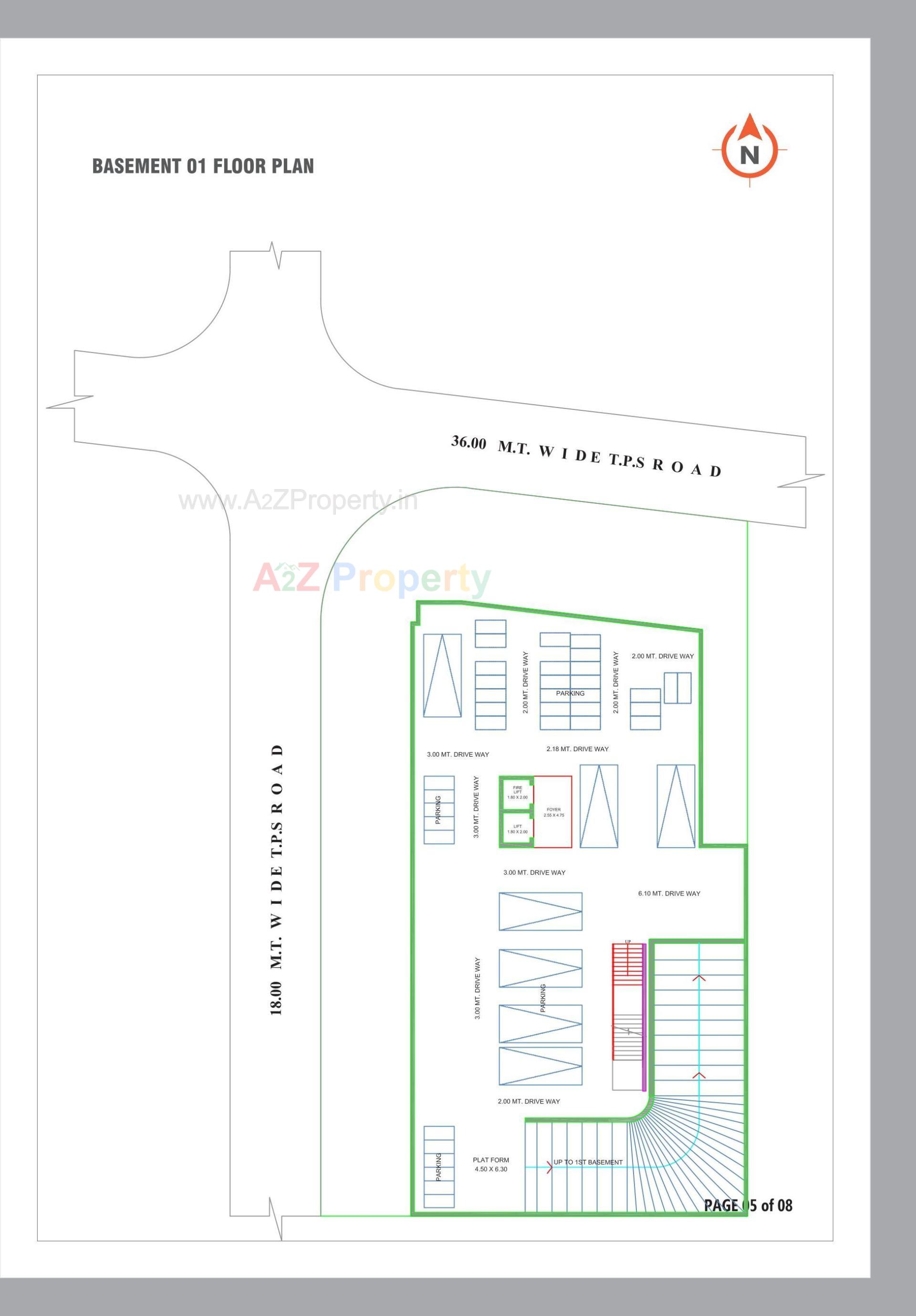 Layout of real estate project Harnav Lavish located at Zundal, Gandhinagar, Gujarat