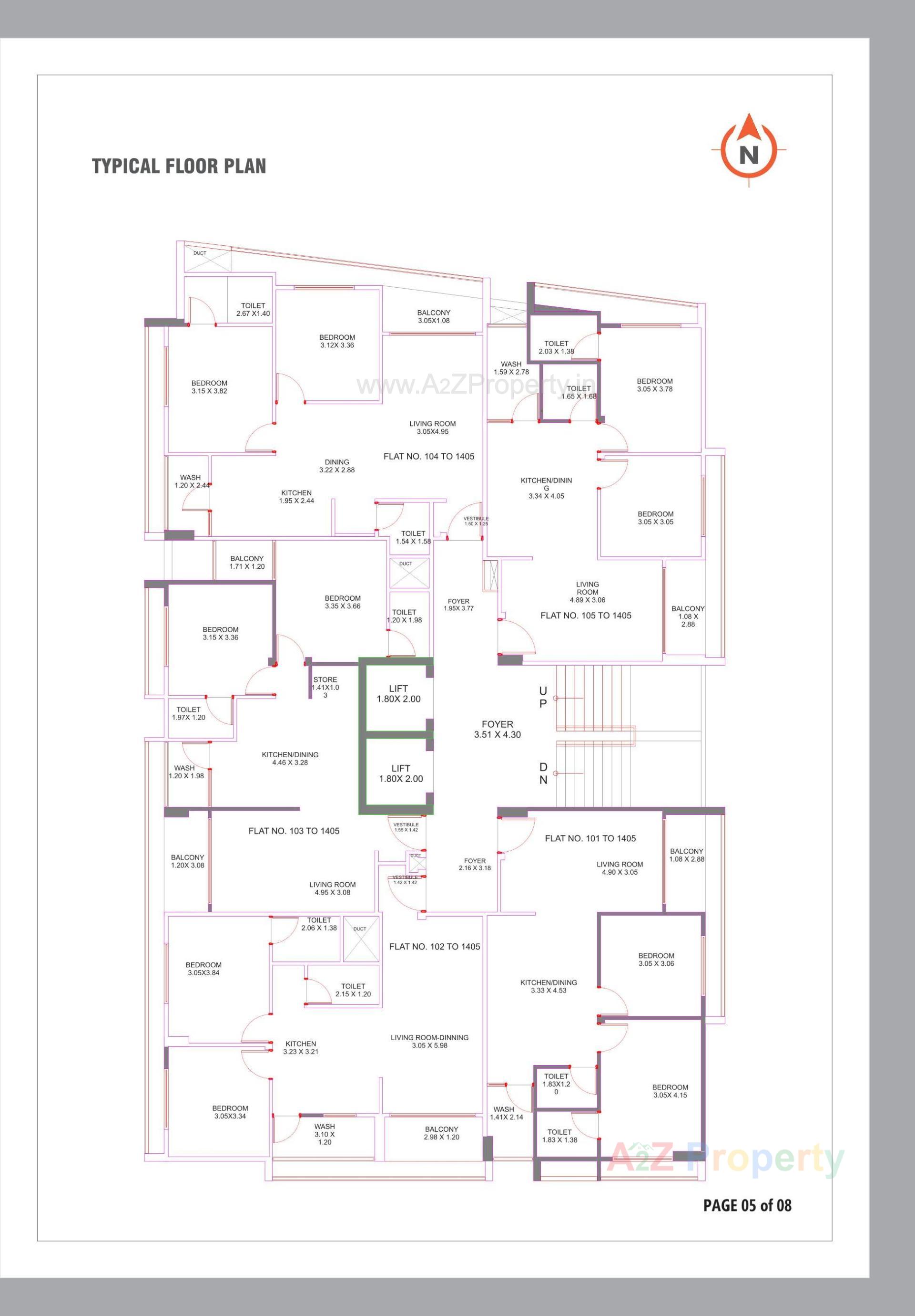Layout of real estate project Harnav Lavish located at Zundal, Gandhinagar, Gujarat