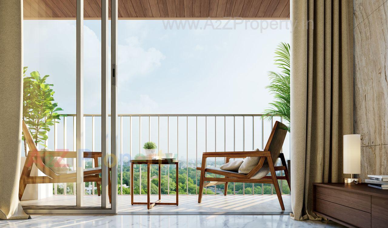 Balcony of real estate project Hrudhya located at Gandhinagar, Gandhinagar, Gujarat