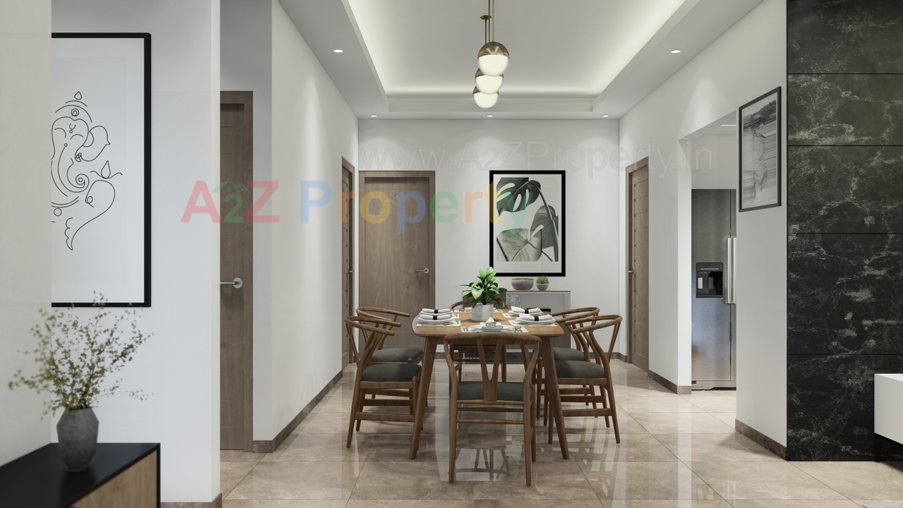 Dining of real estate project Hrudhya located at Gandhinagar, Gandhinagar, Gujarat