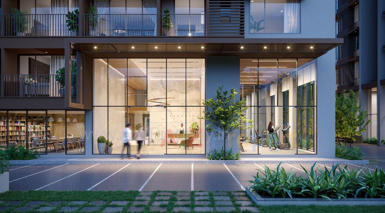 Foyer Entrance of real estate project Hrudhya located at Gandhinagar, Gandhinagar, Gujarat