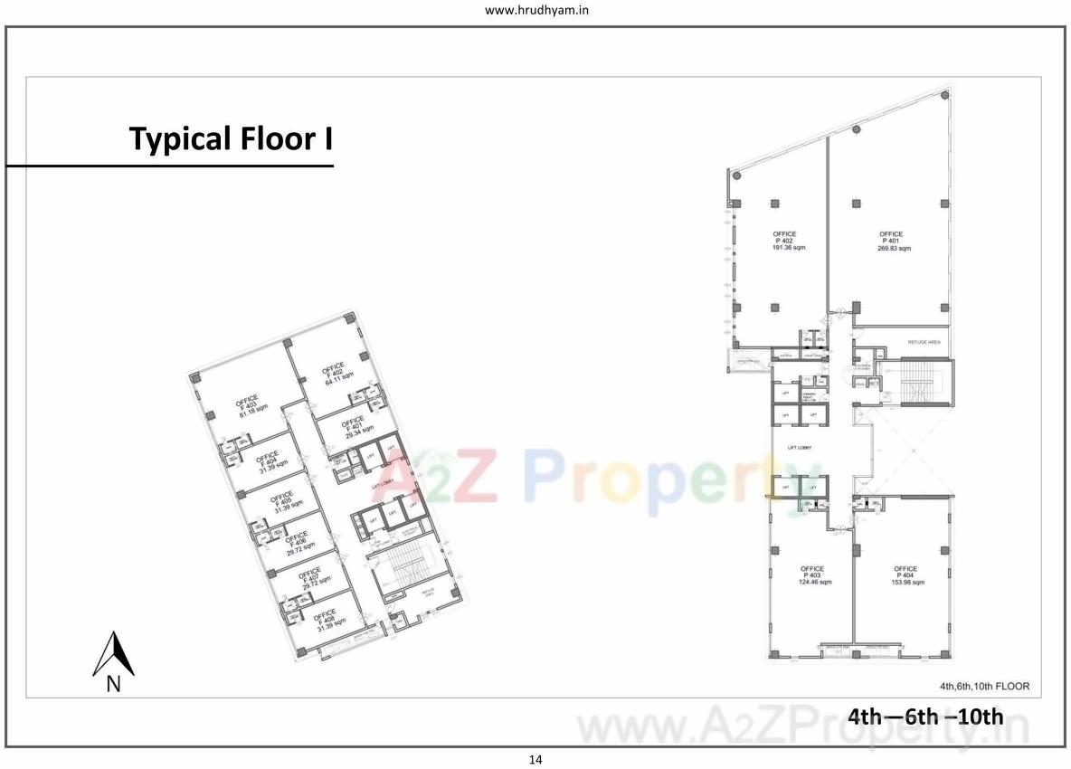 Layout of real estate project Hrudhyam located at Kudasan, Gandhinagar, Gujarat